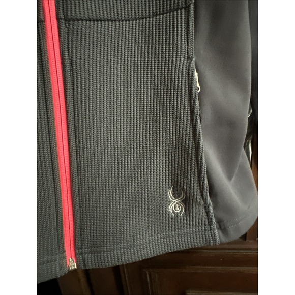 Spyder Jewel Mid Weight Core Sweater 503024 Women Large Full‎ Zip Gray Pockets - Picture 12 of 14